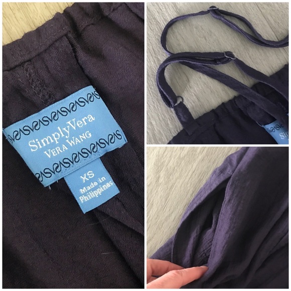 Simply Vera Wang pleated empire waist dress XS - Picture 2 of 6